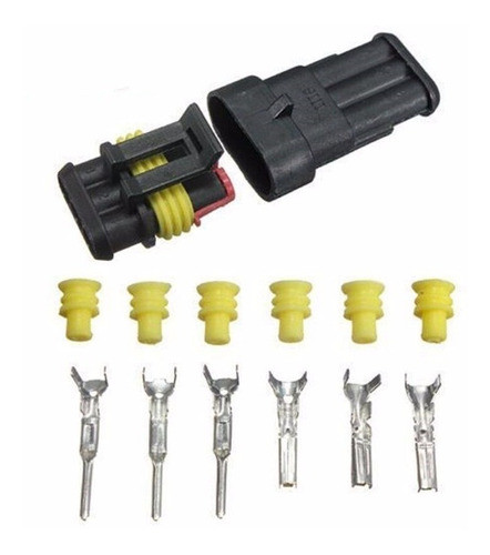 Ficha Conector 3 Vías 0