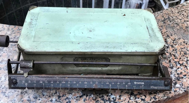 Antiga Balança De Cozinha Doméstica Marca Catao P Restauro 0