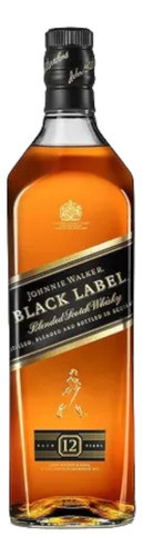 Whisky Johnnie Walker Black 1 Litro 0