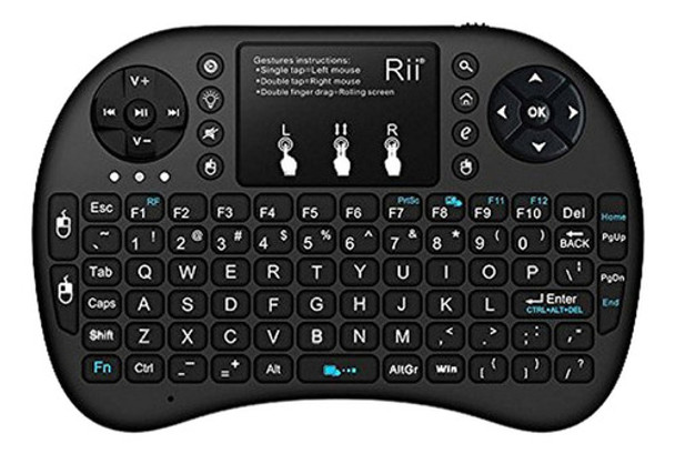 Mini Teclado Inalámbrico C/mouse Alfombrilla Rii I8 2.4ghz 0