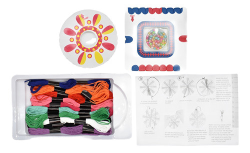 Kit De Cuentas De Cuerdas De Colores Para Hacer Pulseras 0