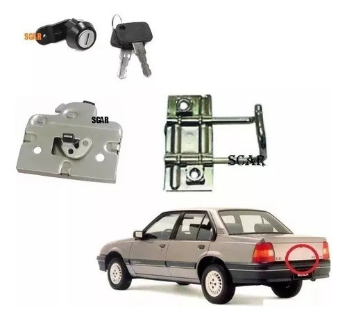 Kit Cerradura Baul Monza 91/96 0