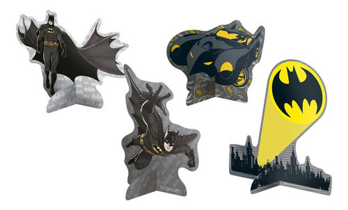 Decoração De Mesa Festa Batman - 08 Unidades - Festcolor 0