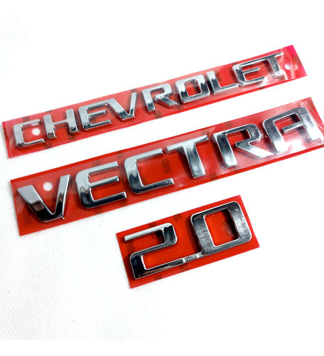 Kit Emblemas Insignias Chevrolet + Vectra + 2.0 2006 A 2011 0