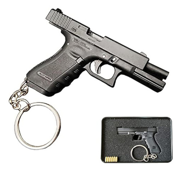 Mini Llavero De Pistola, Llavero Con Forma De 0