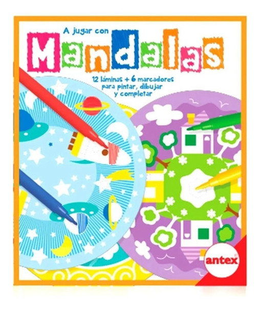 Mandalas - Marcadores Y Láminas Para Pintar - Antex 0