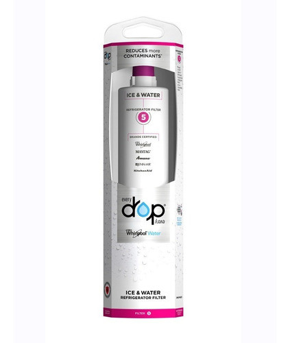 Filtro Agua Refrigerador Whirlpool N°5 0