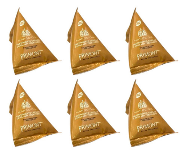 Kit X6 Tratamiento Capilar Maroc Oil Primont Monodosis 0
