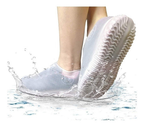 Protector Cubre Calzados De Silicona Para Lluvia Impermeable 0