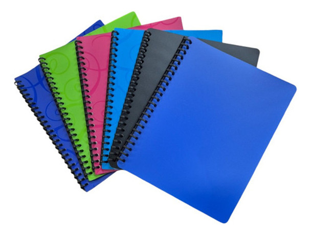 Carpeta A4 Con 20 Fundas Y Espiral Serviciopapelero 0