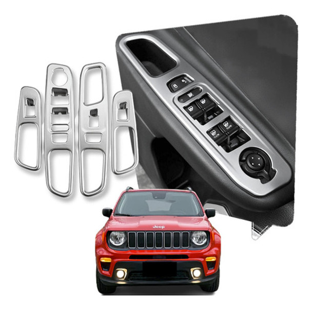 Renegade Aros Botoneras Interior Cromados 4ptas Tuningchrome 0 Renegade Aros Botoneras Interior Cromados 4ptas Tuningchrome 0