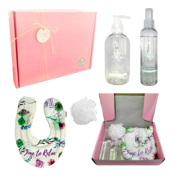 Set Kit Caja Regalo Empresarial Mujer Jazmín Relax Spa N23 0