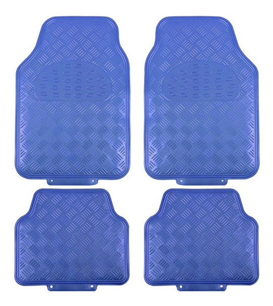 Alfombra Juego Autos/camionetas Aluminio Azul 0
