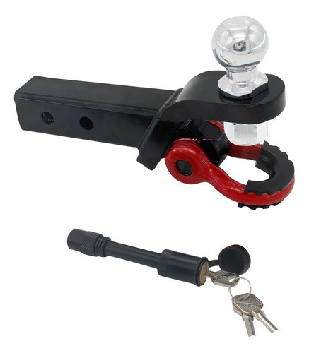Enganche Trailer Con Bocha 2'' Y Grillete Para Remolque 5x5 0
