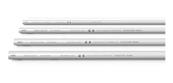 Tubo Caño Rigido Genrod Linea Sd 32mm X Paquete 57 Mts 0