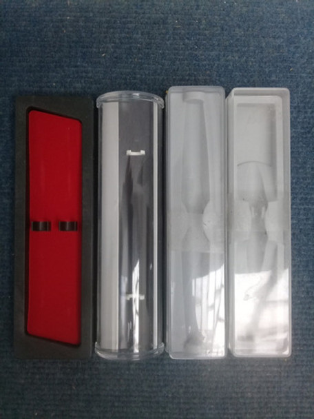 Lote De 4 Estuches Plasticos Para Lapiceras. 0