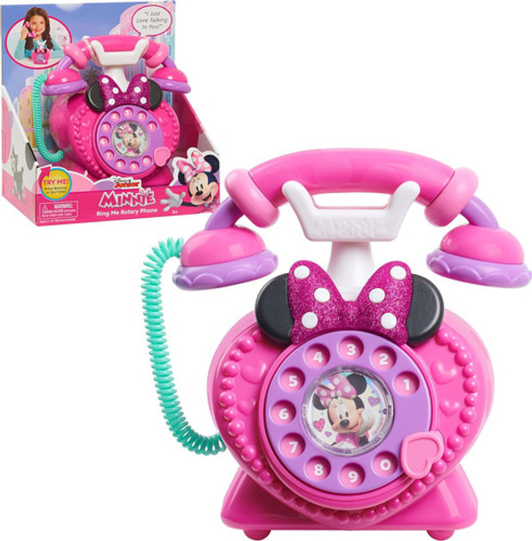 Teléfono De Minnie Mouse Con Luces Y Sonidos Para Niños 0