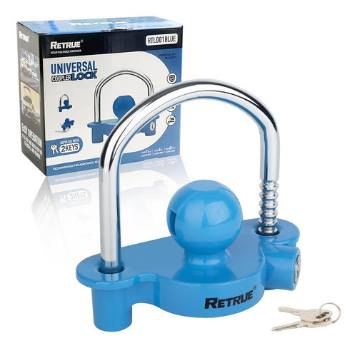 Retrue Bloqueo De Acoplador Universal Cerraduras De Remolque 0