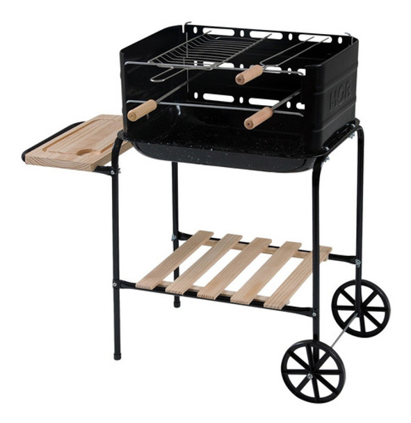 Parrillero Parrilla Asado Portatil Camping Barbacoa Mor 0