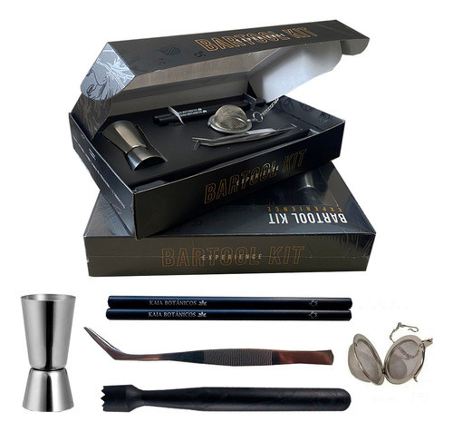 Kit Cocteleria Bartool Experiencia Kaia Botanicos Premium 0