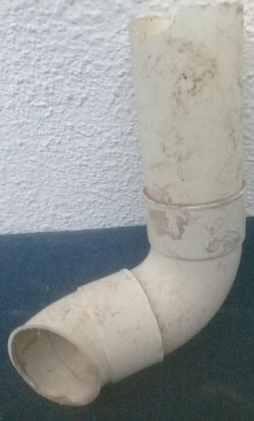 Caño Desagüe En L De Plástico. 0