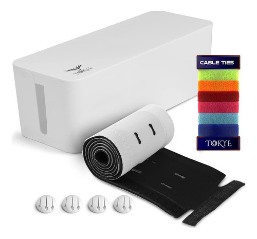 Tokye - Caja De Gestin De Cables, Organizador De Cables Para 0