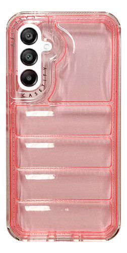 Protector Para Samsung A25 Puffer Carcasa Rosa 0