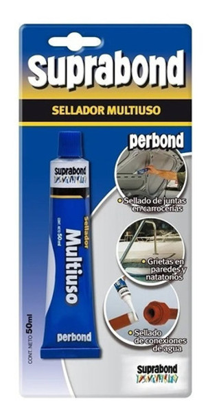 Sellador Rosca Caño De Agua Multiuso Perbond En Pomo De 50ml 0
