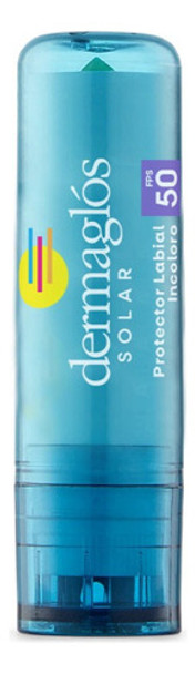 Dermaglos Solar Protector Labial Incoloro Fps50 Lapiz 3.4g 0