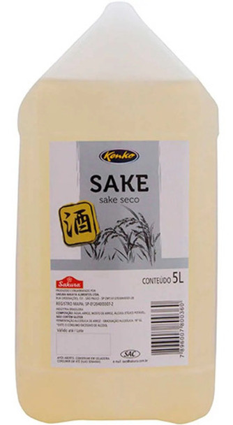 Sake Seco Kenko 5 Litros - Saque Prata 0