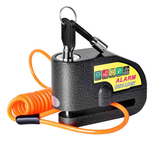 Cerradura Para Freno Disco Motocicleta Con Alarma Sonora 0