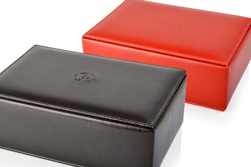Caja De Té Rusconi, Simil Cuero 0
