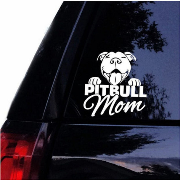 Vinilo Adhesivo, Calco, Pegotin Pitbull Mom 0