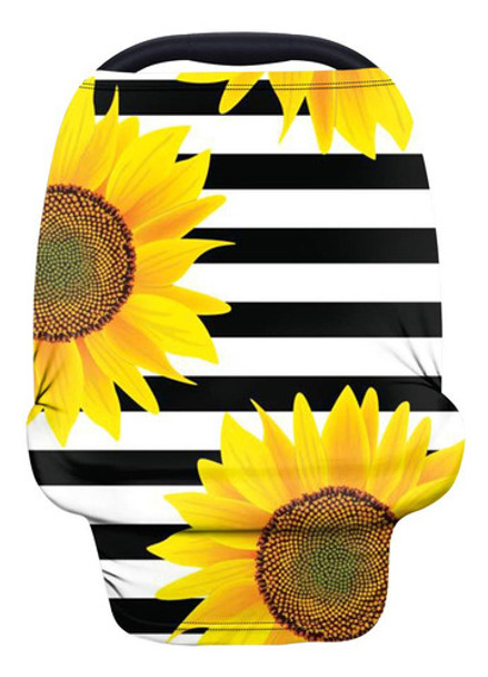 Jeocody - Funda Para Asiento De Coche, Diseo De Girasol, Col 0 Jeocody - Funda Para Asiento De Coche, Diseo De Girasol, Col 0