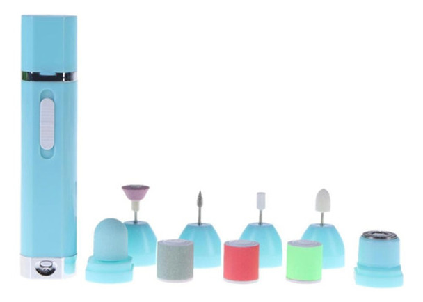 Torno Para Uñas Inalambrico Set Manicura Pedicura Portatil 0