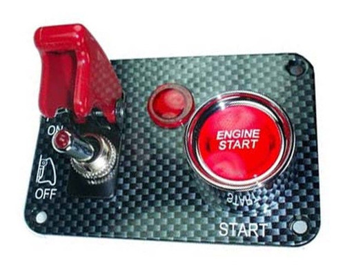 Tablero Panel Competición Tecla Con Luz Y Boton Arranque 0