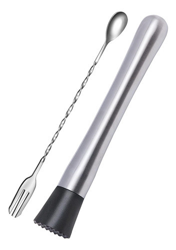 Herramientas Para Barra En Casa: Muddler 25cm, Cuchara De Me 0