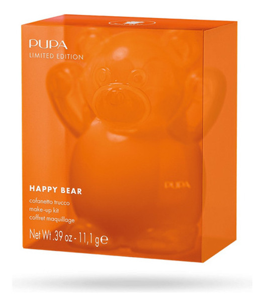Pupa Limited Edition Happy Bear Orange Kit Maquillaje 0