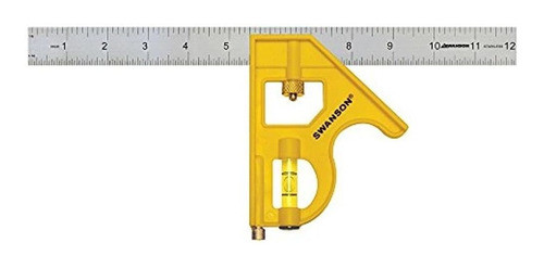 Swanson Tool Tc131 Combo Square 12inch Cuerpo De Plastico D 0