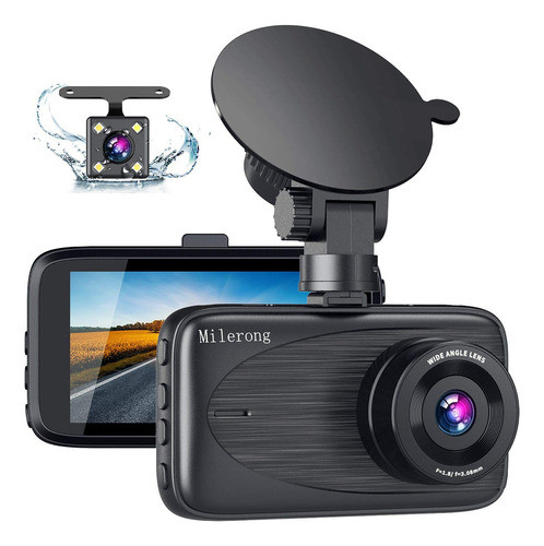 Milerong - Camara Frontal Y Trasera, Camara De Tablero Fhd 1 0