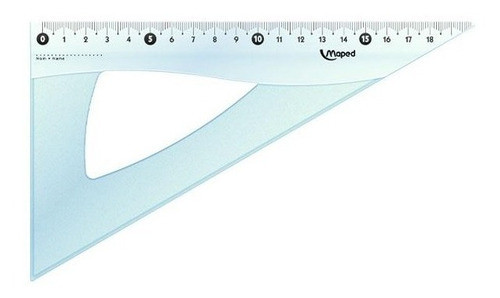 Escuadra Maped De 20 Cm. X 60° Grados 0