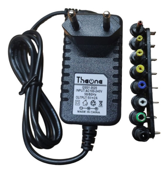 Fuente Cargador 5 Volt. 2 Amp Conector Intercambiable 0 Fuente Cargador 5 Volt. 2 Amp Conector Intercambiable 0