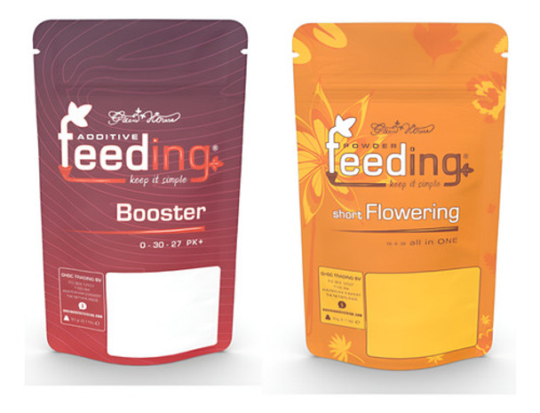 Kit Feeding Short Flowering Cultivo Indoor + Booster X 50 Gr 0