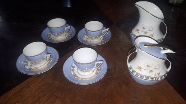 Antigo Conjunto De Chá Em Porcelana Schmidt 0