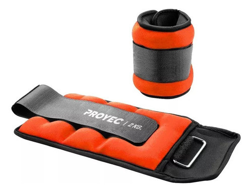 Tobilleras Muñequera Peso 2 Kg X Par Proyec 0