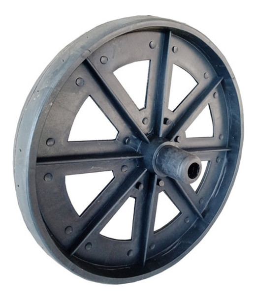 Rueda Plástica Para Hormigonera Carretilla Construcción Pvc 0