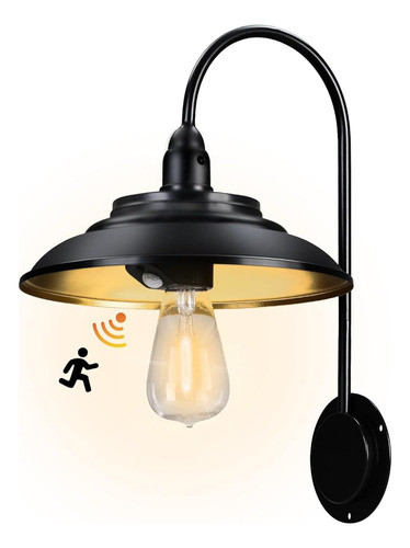 Luces De Pared De Granero Solar Fabstyl, Luces De Sensor De 0