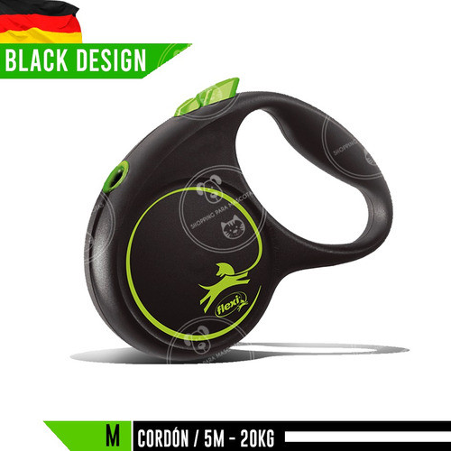 G. Correa Retráctil Extensible Cordon Flexi Black Design M 0