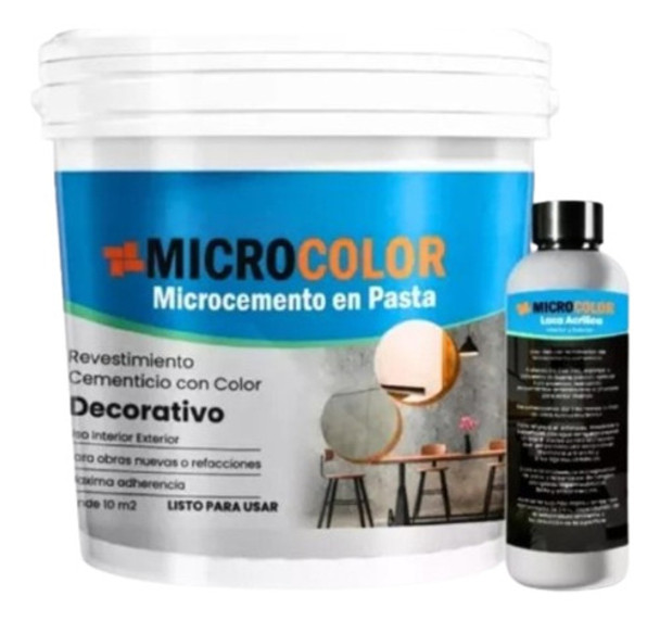 Microcemento Kit Para 10 M2 Listo Para Usar, Sin Mezclas 0