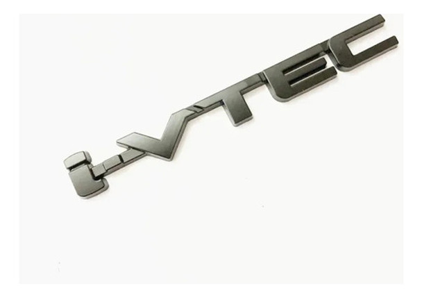 Emblema Insignia I-vtec Para Honda Color Negro Mate 0